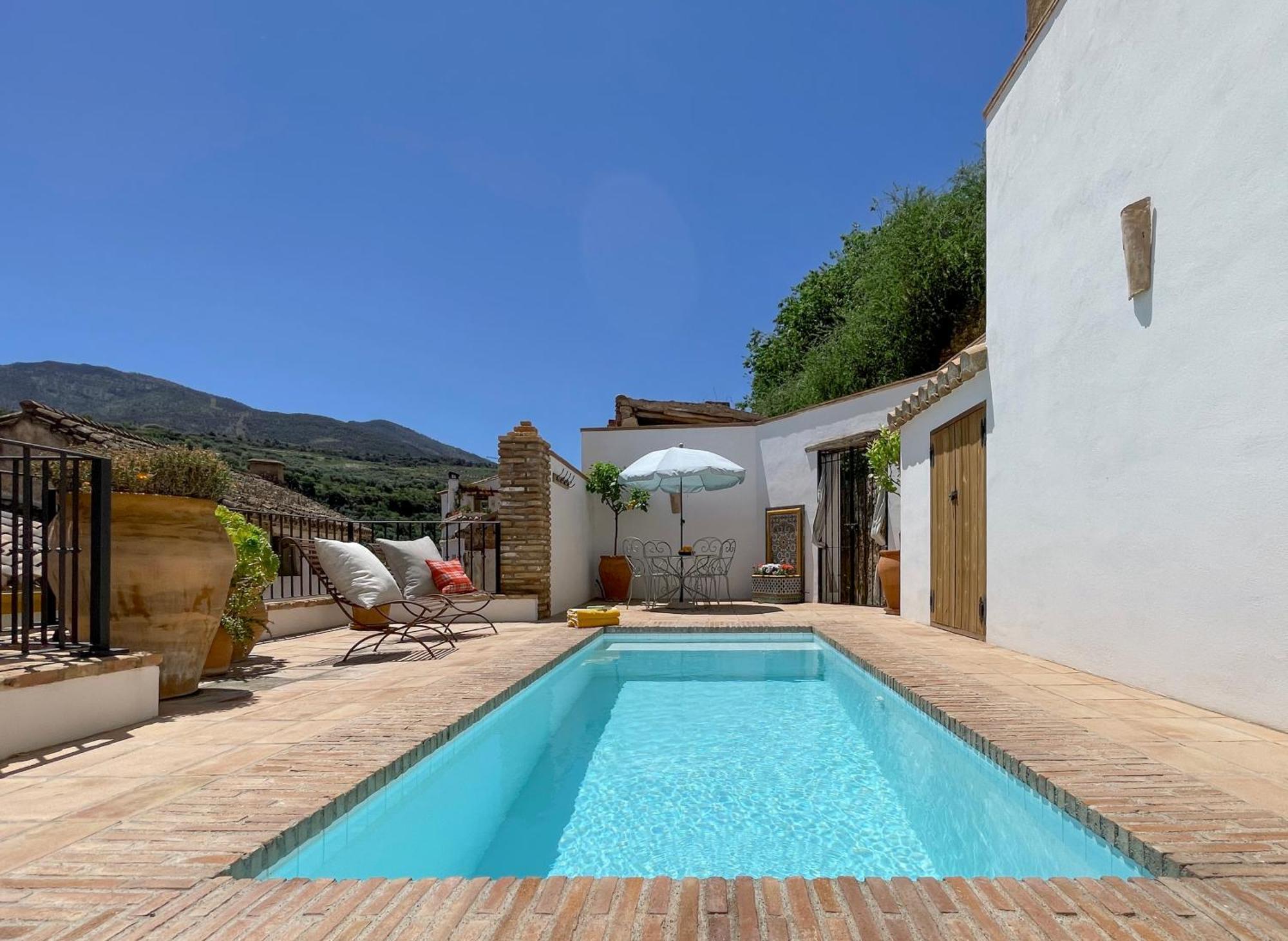 Stunning Spanish White Village Home Private Pool Stunning Views Saleres المظهر الخارجي الصورة